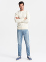Ombre Clothing Pánska bavlnená mikina BASIC Ombre Clothing