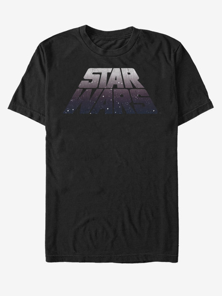 ZOOT.Fan Čierne unisex tričko Star Wars Perspective Logo