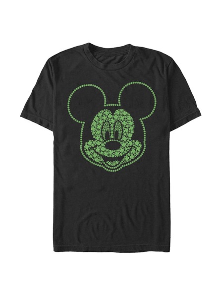 ZOOT.Fan Black Men's T-Shirt Disney Micky Shamrocks