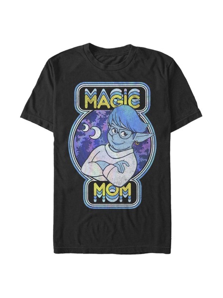 ZOOT.Fan Čierne pánske tričko Pixar Magic Mom