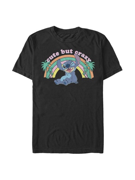 ZOOT.Fan Black Men's T-Shirt Disney Kawaii Stitch