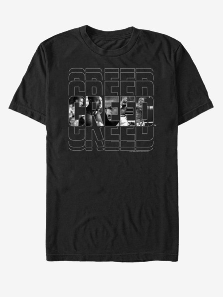 ZOOT.Fan Čierne unisex tričko ZOOT.Fan MGM Creed Title Fill