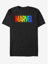 ZOOT.Fan Čierne pánske tričko Marvel Rainbow Marvel