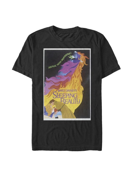 ZOOT.Fan Čierne pánske tričko Disney Dark Sleeping Beauty Poster