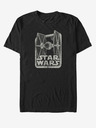 ZOOT.Fan Čierne unisex tričko ZOOT.Fan Star Wars X-Wing Box