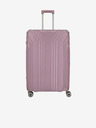 Travelite Ružový dámsky cestovný kufor Travelite Elvaa 4w L Rosé