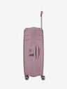 Travelite Ružový dámsky cestovný kufor Travelite Elvaa 4w L Rosé