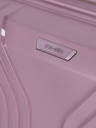 Travelite Ružový dámsky cestovný kufor Travelite Elvaa 4w L Rosé