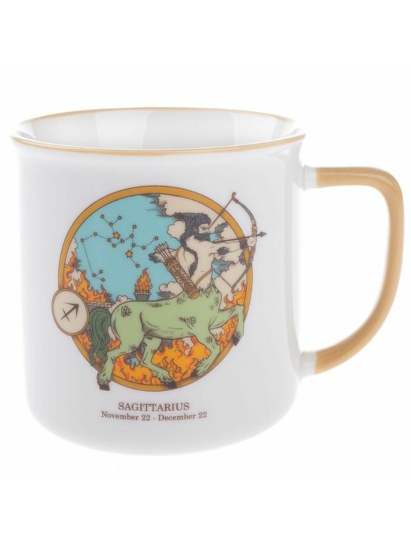 Casa de Engel Porcelánový hrnček, Zverokruh - Strelec, 460ml, 6/36