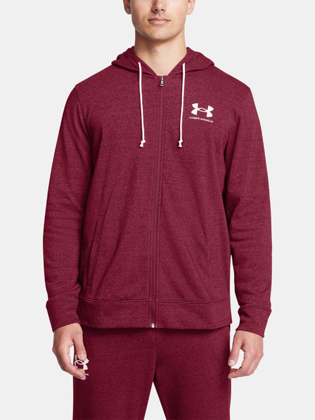 Under Armour Pánska mikina Under Armour UA Rival Terry LC FZ-RED