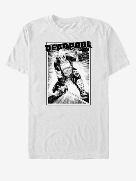 ZOOT.Fan Biele unisex tričko Marvel Samurai Stance