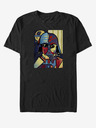 ZOOT.Fan Čierne unisex tričko Star Wars Picasso Vader