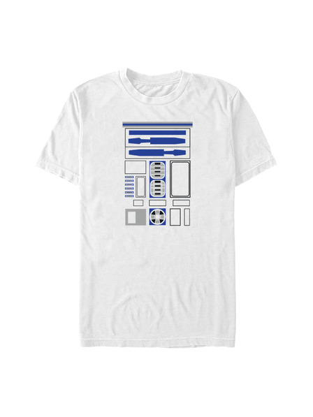 ZOOT.Fan Biele pánske tričko Star Wars R2 Uniform