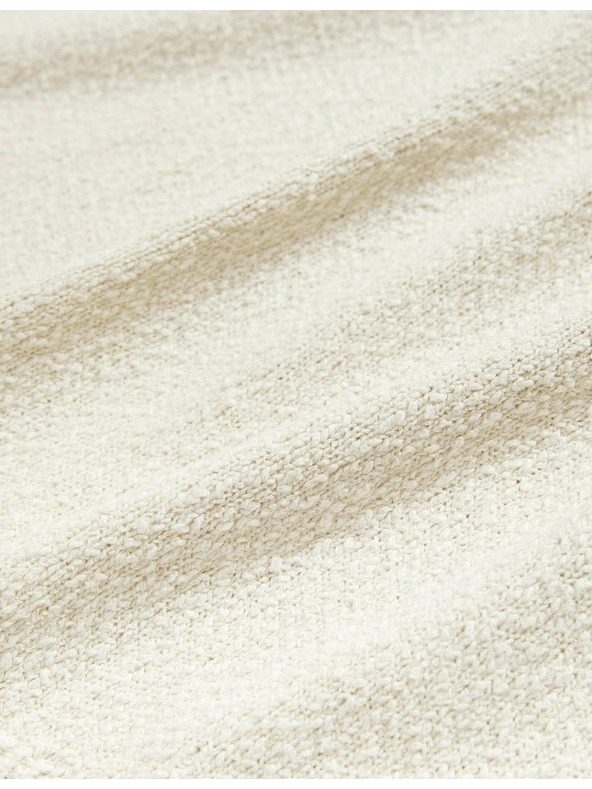 Marks & Spencer Uvoľnený sveter s výstrihom do V s textúrou, s vysokým podielom bavlny Marks & Spencer béžová