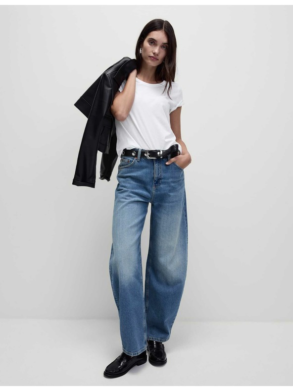 Marks & Spencer Tričko z čistej bavlny Marks & Spencer biele