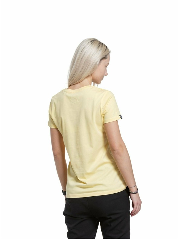 Meatfly Meatfly dámske tričko Ladies MF Logo Light Yellow | Žltá | Veľkosť XS | 100% bavlna