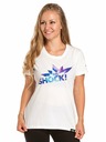 Meatfly Meatfly dámske tričko Big Shock! White | Biela | Veľkosť