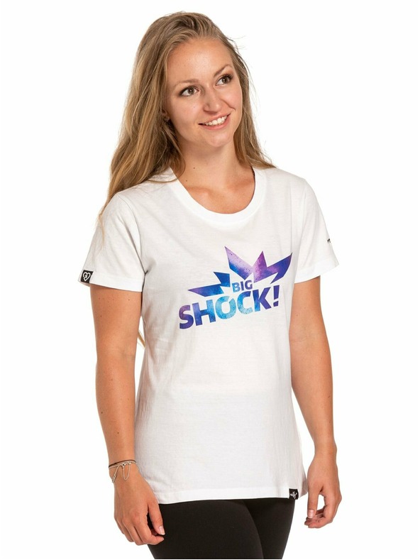 Meatfly Meatfly dámske tričko Big Shock! White | Biela | Veľkosť