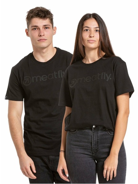 Meatfly Meatfly pánske tričko Joe Black/Black | Čierna | Veľkosť S | 100% bavlna