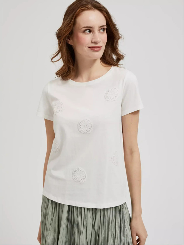 Moodo Dámske tričko s výšivkou Moodo