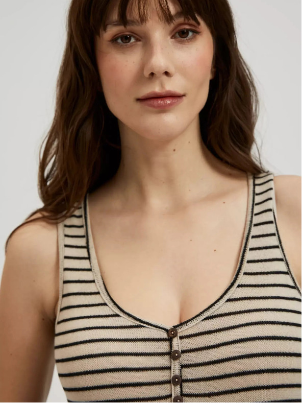 Moodo Dámske tielko béžové MOODO