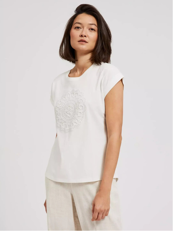 Moodo Dámske tričko s výšivkou Moodo