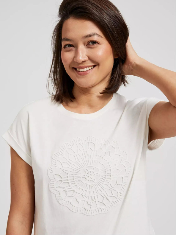 Moodo Dámske tričko s výšivkou Moodo