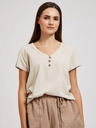 Moodo Dámske tričko béžové MOODO