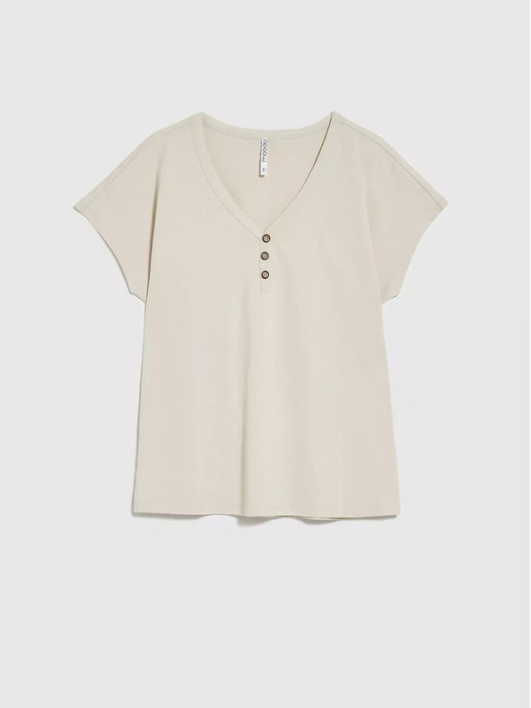 Moodo Dámske tričko béžové MOODO