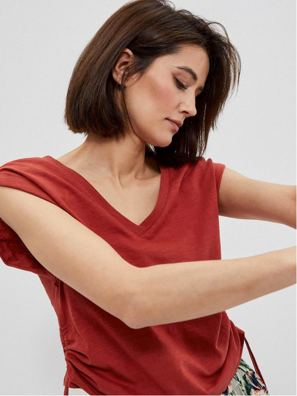 Moodo Moodo Oranžové dámske tričko