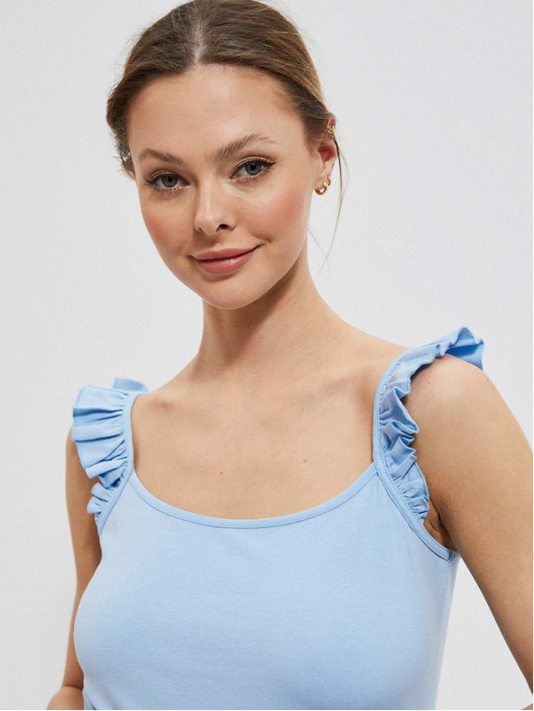 Moodo Svetlo modré dámske tielko Moodo