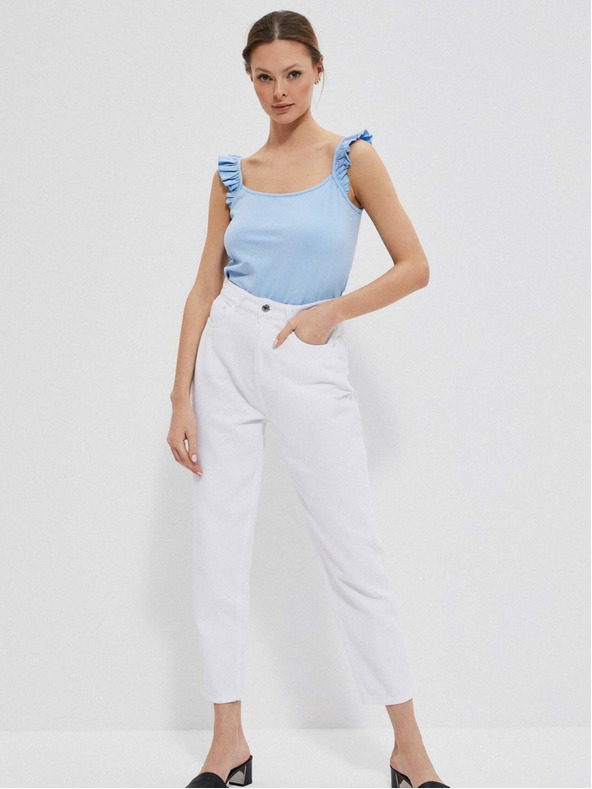 Moodo Svetlo modré dámske tielko Moodo