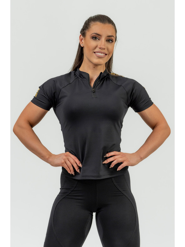 Nebbia NEBBIA Dámske funkčné tričko INTENSE Ultimate 831 Gold Nebbia