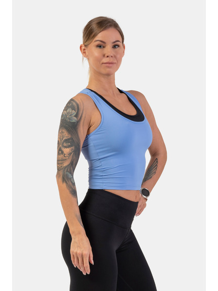 Nebbia Športový crop top útleho strihu 422 Nebbia