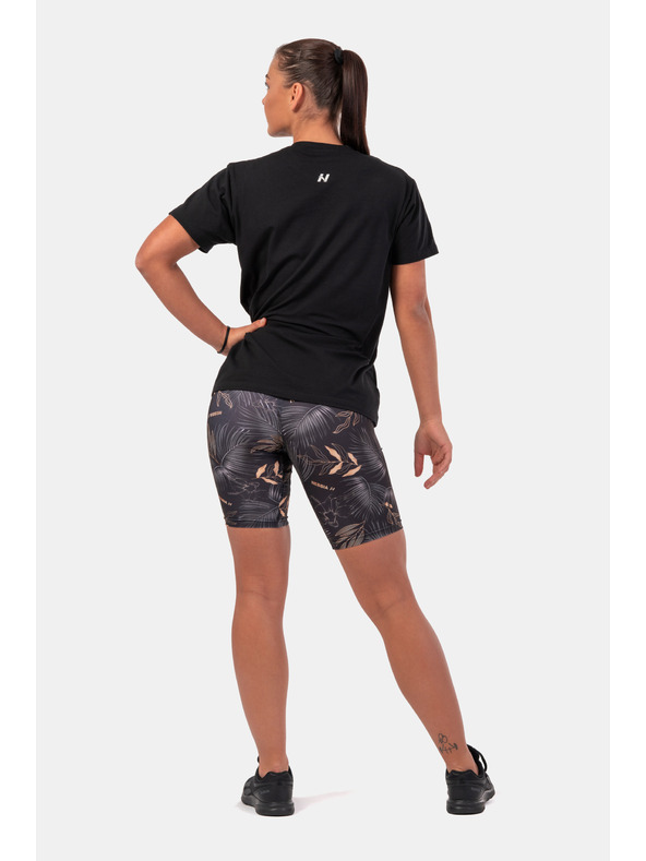 Nebbia Tričko s neviditeľným logom NEBBIA 602 Black Nebbia