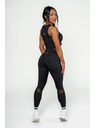 Nebbia NEBBIA Dámsky crop top s vysokou podporou INTENSE Mesh 842 Gold Nebbia