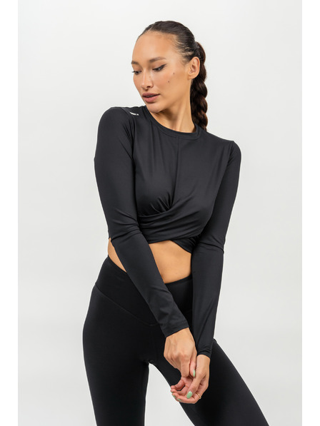 Nebbia Crop top s dlhými rukávmi ELEVATED 468
