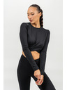 Nebbia Crop top s dlhými rukávmi ELEVATED 468