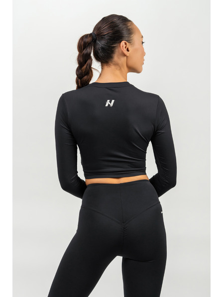 Nebbia Crop top s dlhými rukávmi ELEVATED 468