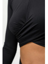 Nebbia Crop top s dlhými rukávmi ELEVATED 468