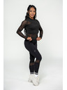 Nebbia NEBBIA Dámsky top s dlhým rukávom INTENSE Sheer 847 Gold Nebbia