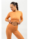Nebbia Crop top s dlhými rukávmi ELEVATED 468