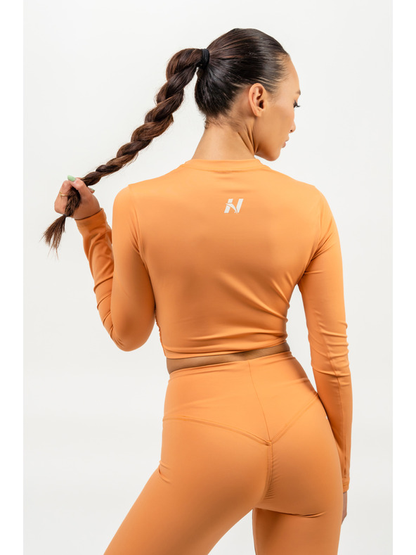 Nebbia Crop top s dlhými rukávmi ELEVATED 468