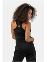Nebbia Športové tielko slim-fit crop 422 Čierna