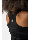 Nebbia Športové tielko slim-fit crop 422 Čierna