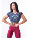 Nebbia Sprané crop top tričko GOLDEN AGE 782