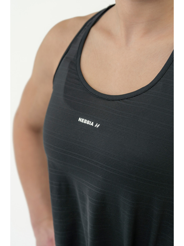 Nebbia FIT Activewear tielko "Airy" s reflexným logom 439 Nebbia