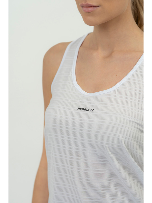 Nebbia FIT Activewear tielko "Airy" s reflexným logom 439 Nebbia