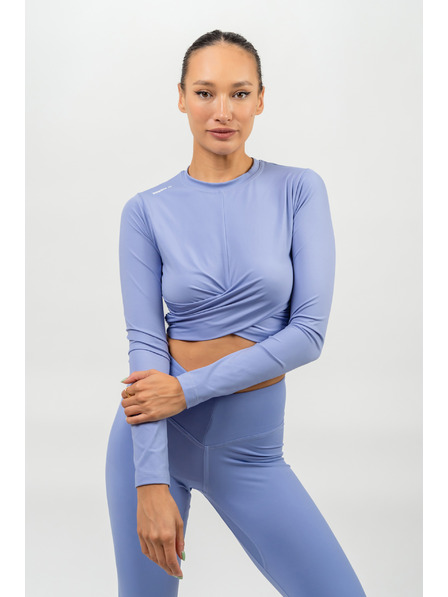 Nebbia Crop top s dlhými rukávmi ELEVATED 468