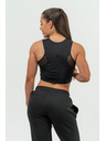 Nebbia NEBBIA Dámsky crop top s vysokou podporou INTENSE Mesh 842 Nebbia